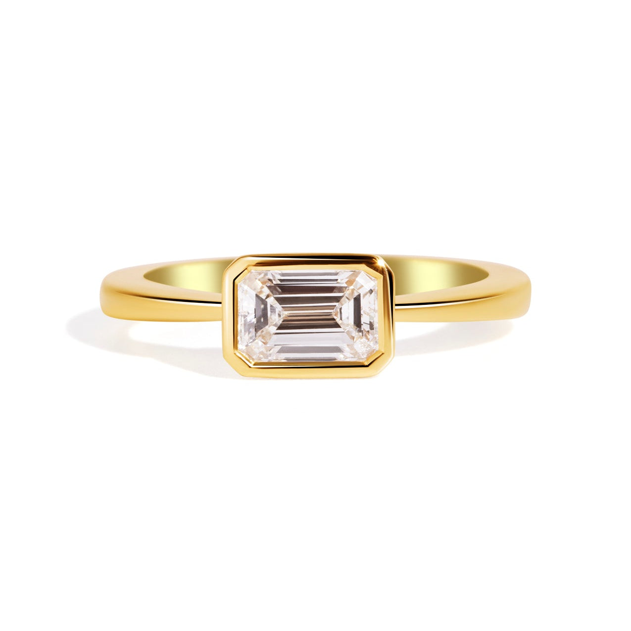 The Isabel Ring with 1ct Emerald Cultured Diamond - Molten Store