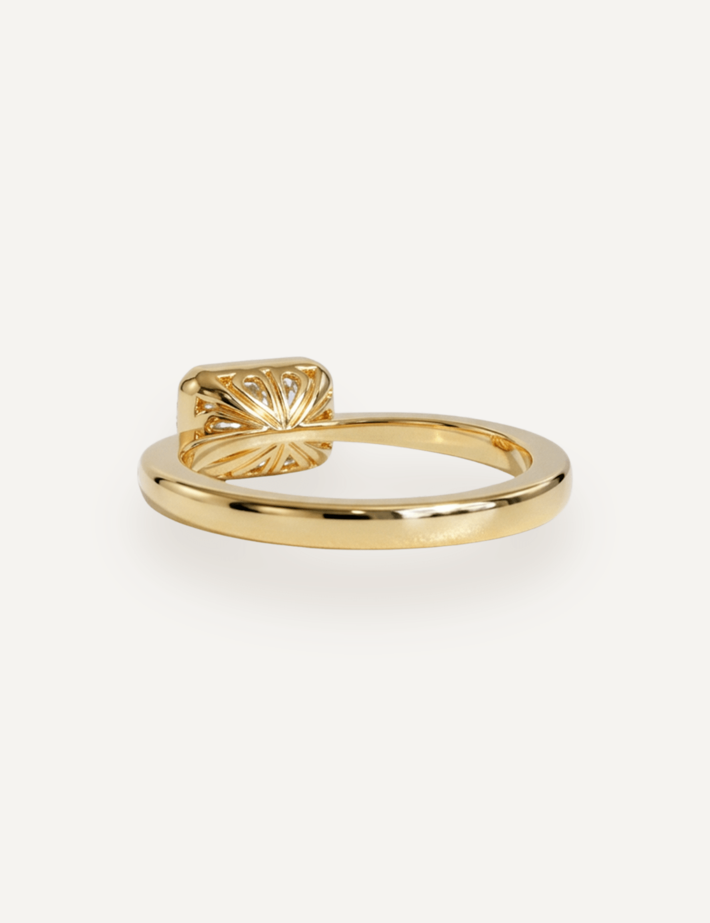 The Isabel Ring with 1ct Emerald Cut Diamond - Molten Store