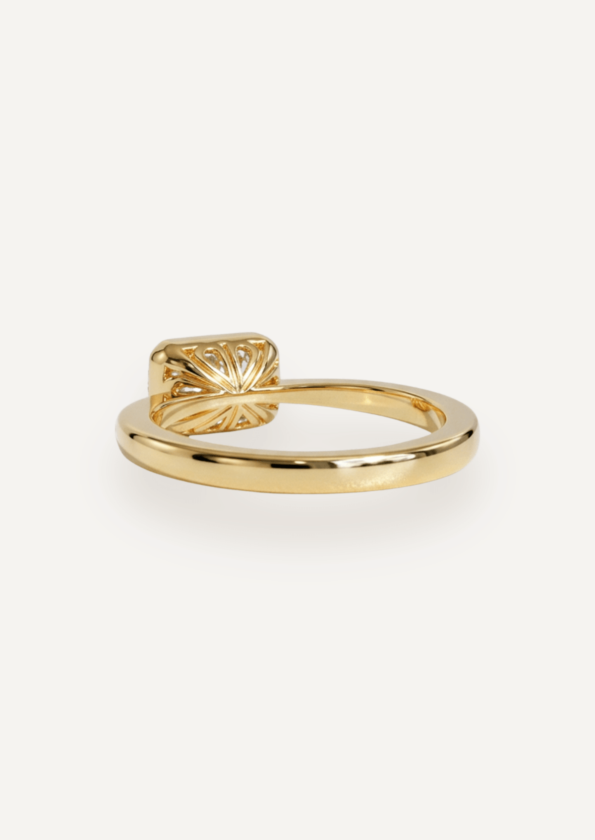 The Isabel Ring with 1ct Emerald Cut Diamond - Molten Store