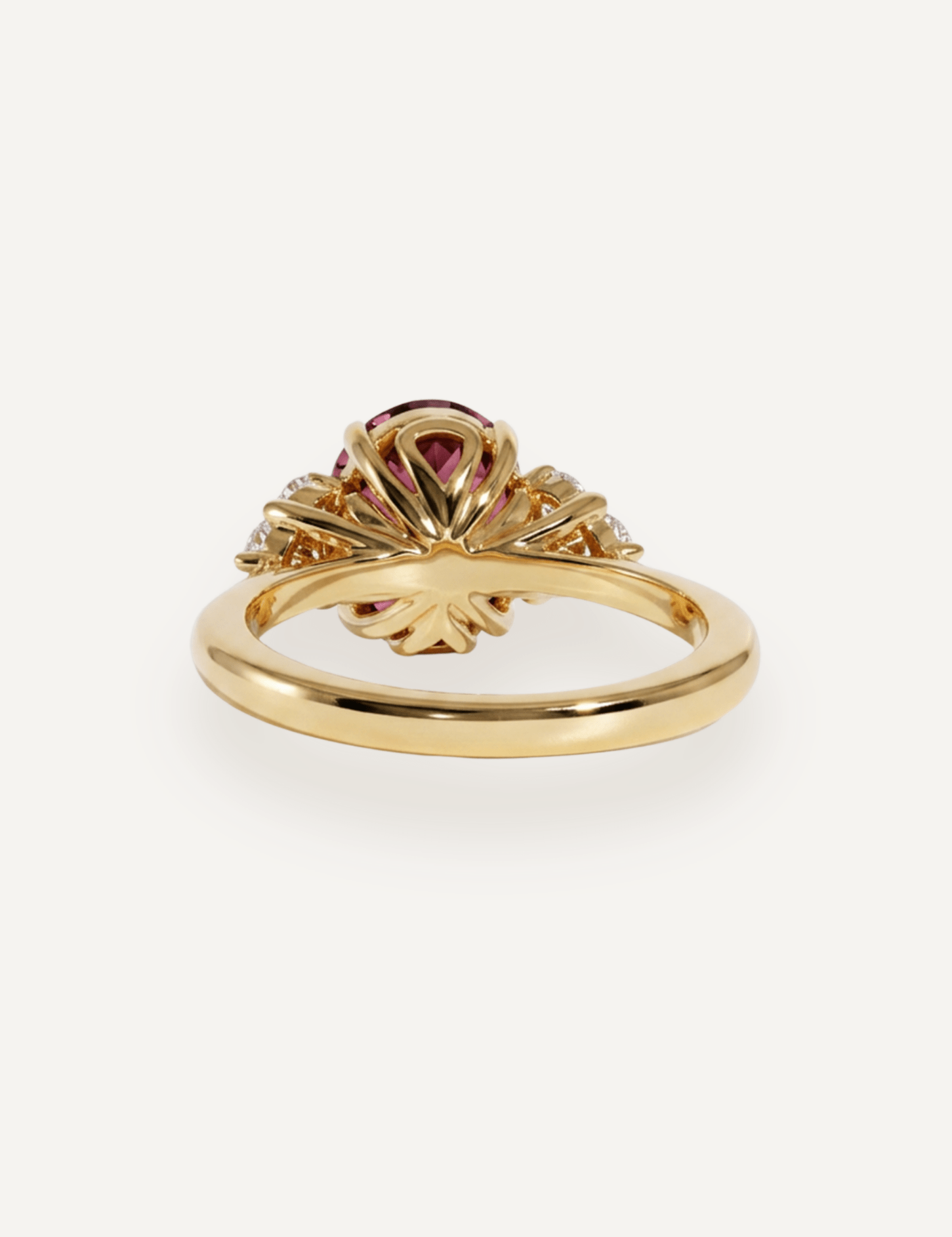 The Ivy Ring with 2.73ct Oval Tourmaline - Molten Store