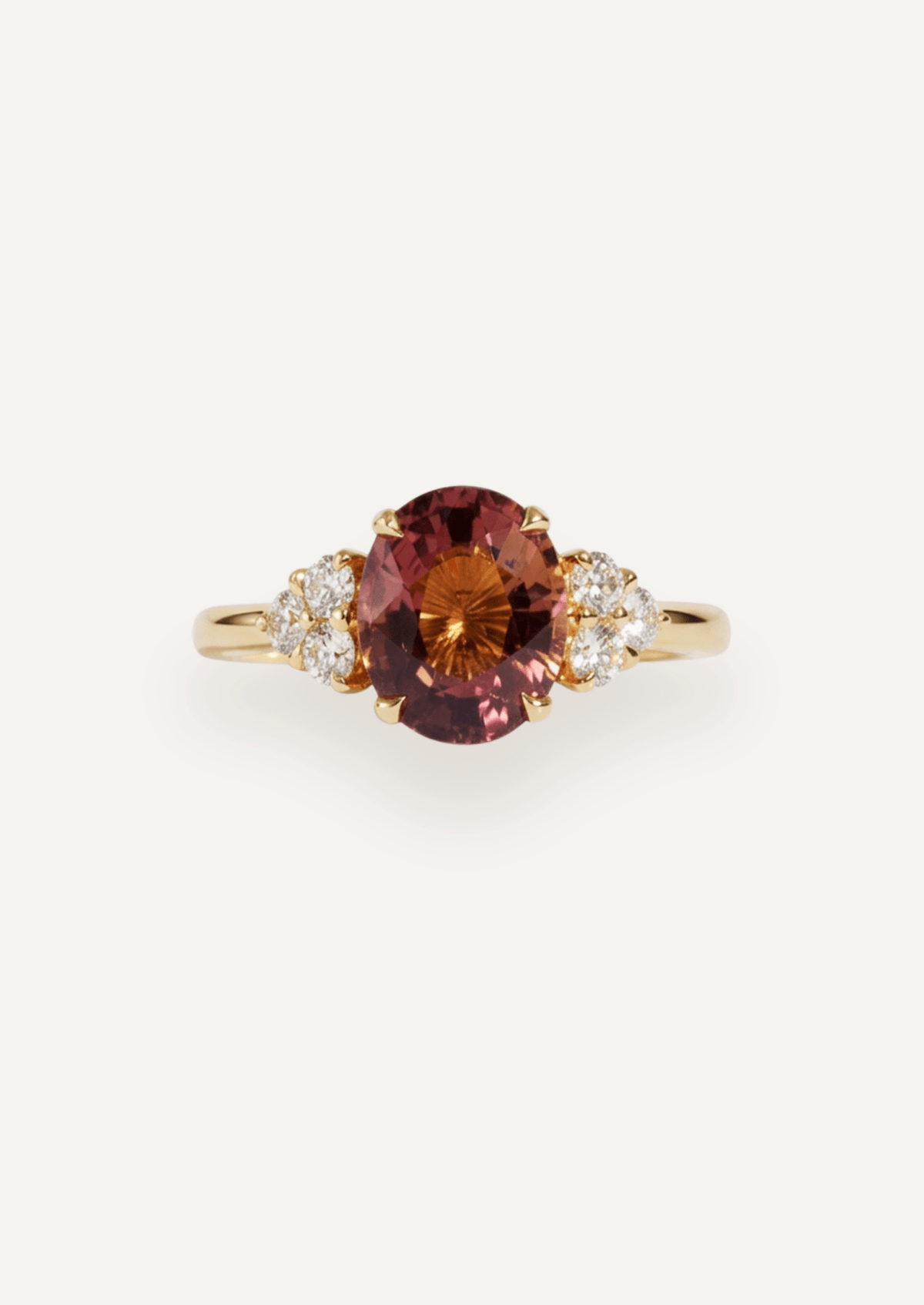 The Ivy Ring with 2.73ct Oval Tourmaline - Molten Store