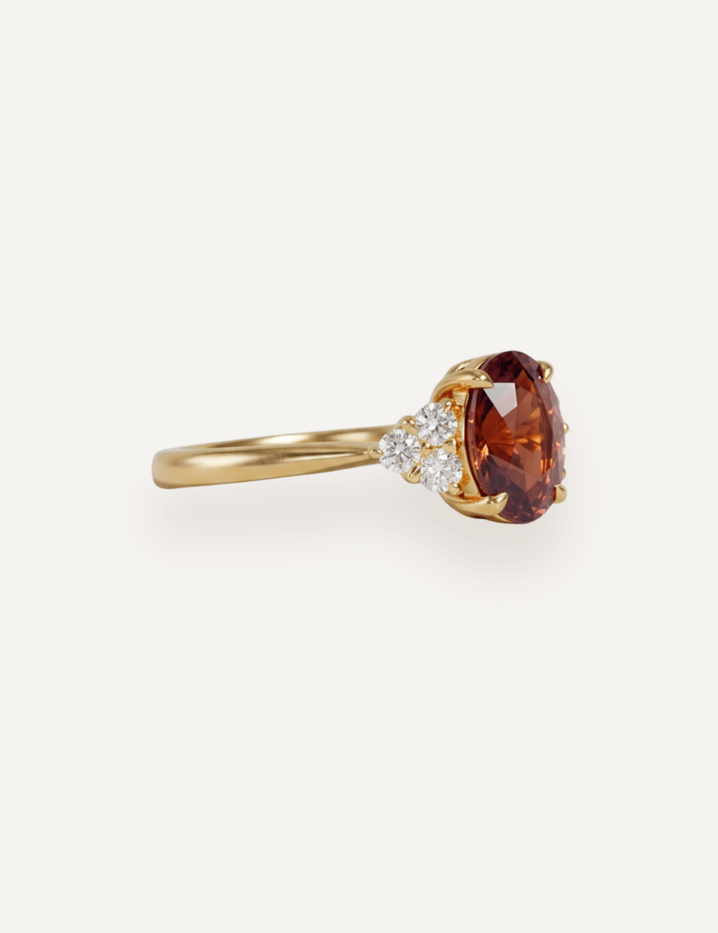 The Ivy Ring with 2.73ct Oval Tourmaline - Molten Store