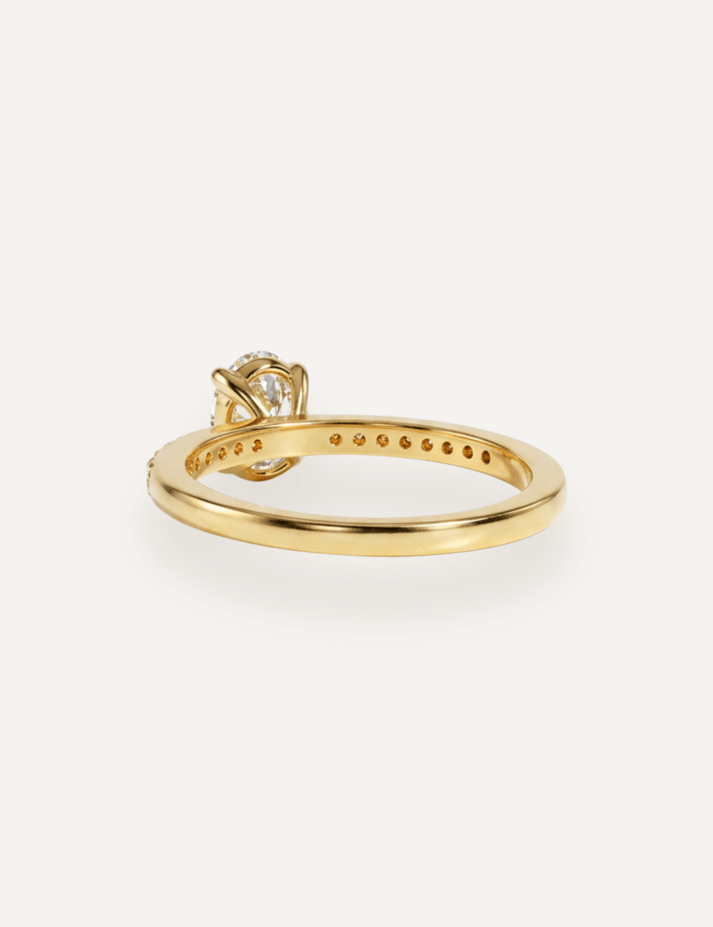 The Juliette Ring with 1.02ct Oval Cultured Diamond - Molten Store