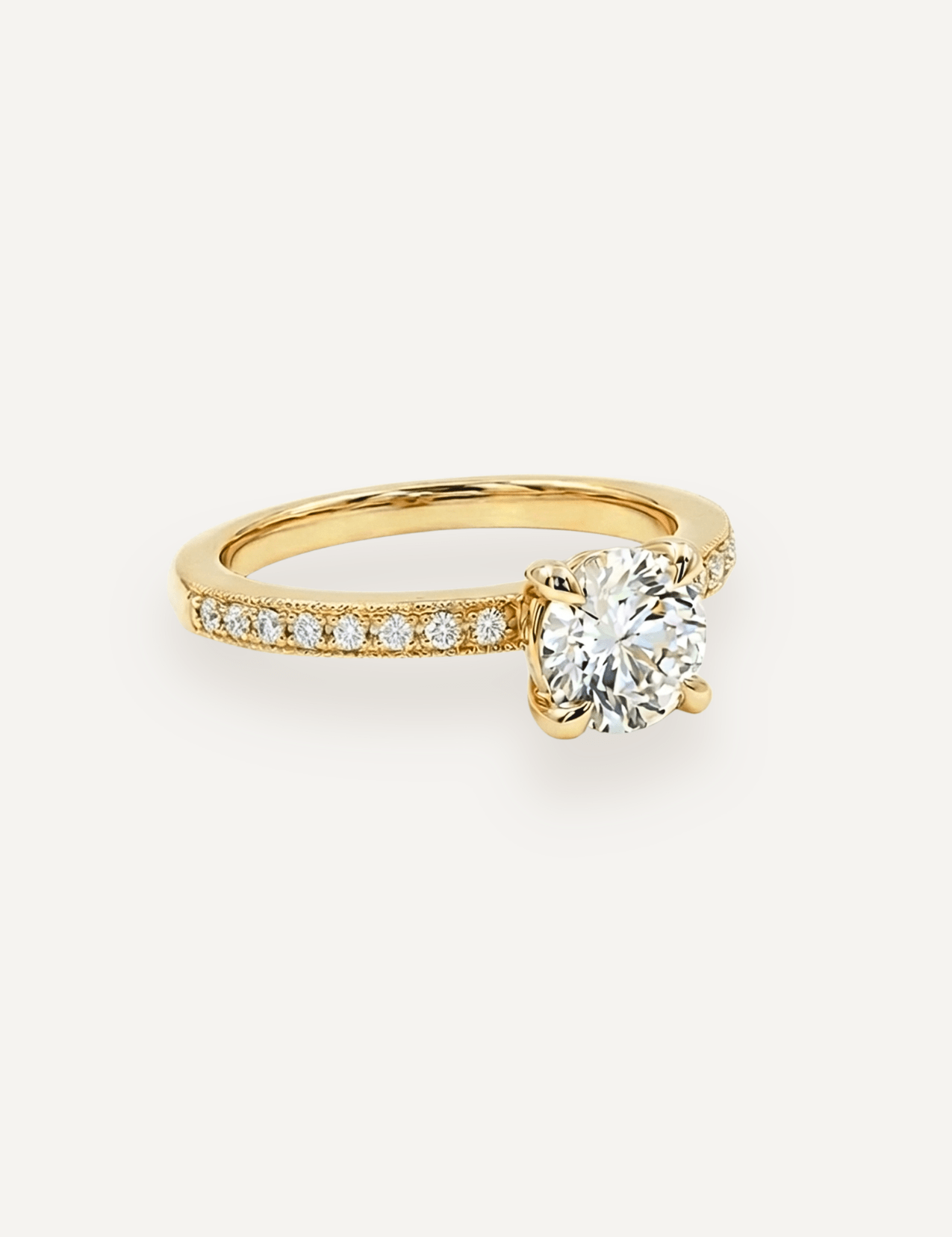 The Juliette Solitaire Ring - Molten Store