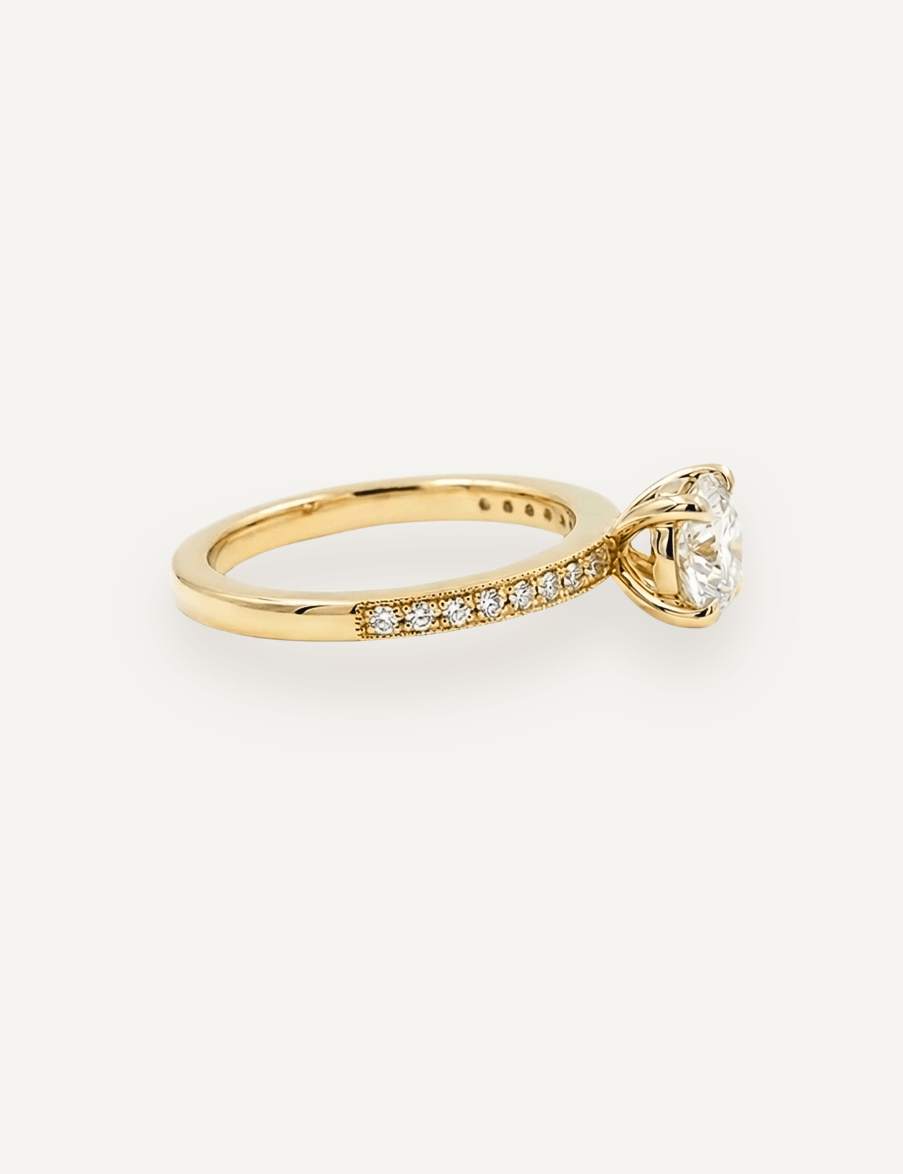 The Juliette Solitaire Ring - Molten Store