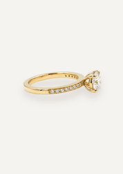 The Juliette Solitaire Ring - Molten Store