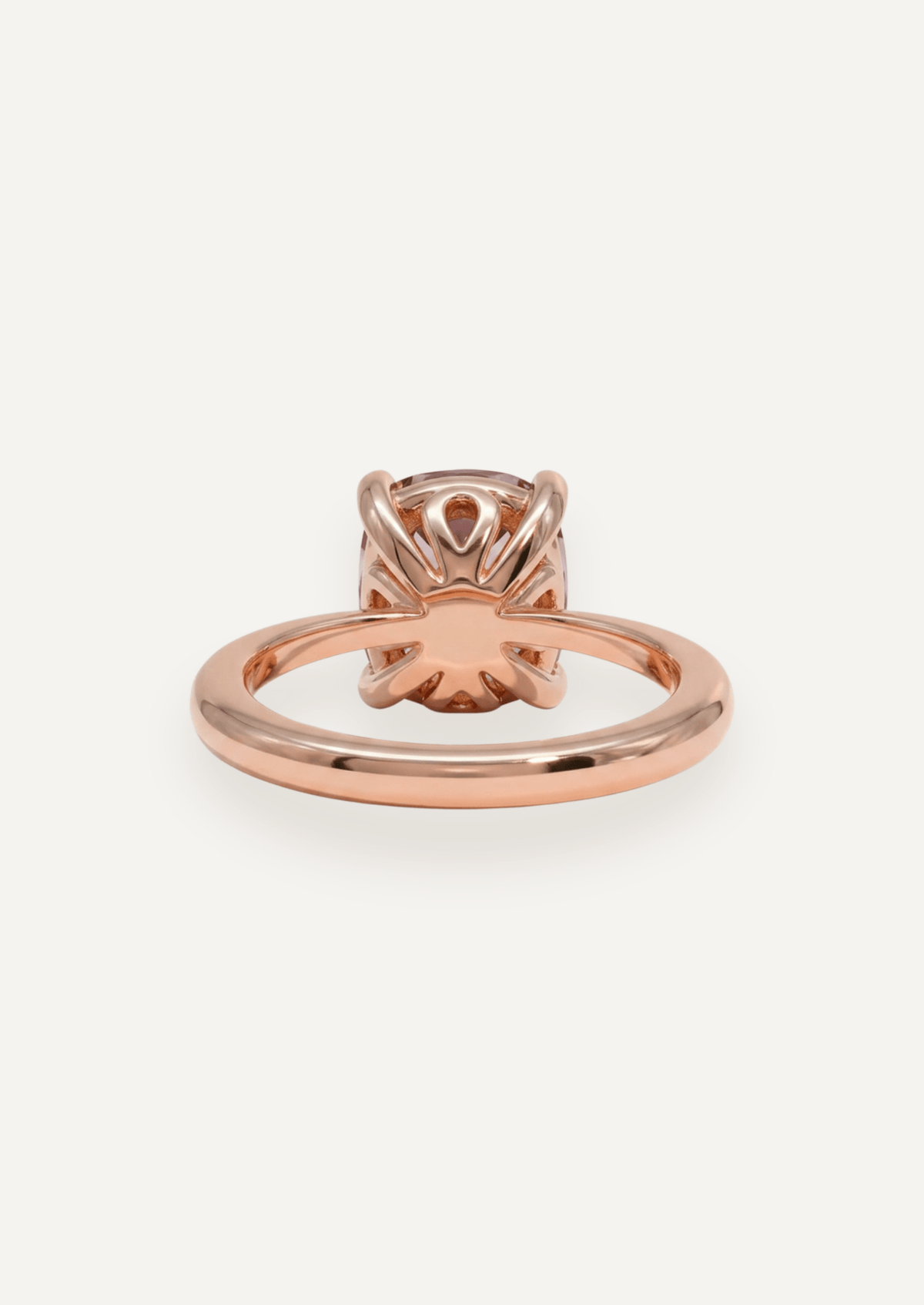 The June 2.39ct Cushion Cut Cherry Spinel Ring - Molten Store