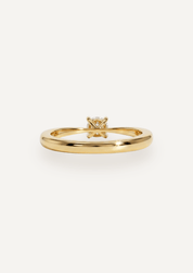 The June Ring with 0.45ct Round White Diamond Ring - Molten Store