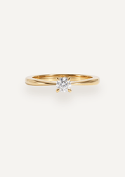 The June Ring with 0.45ct Round White Diamond Ring - Molten Store