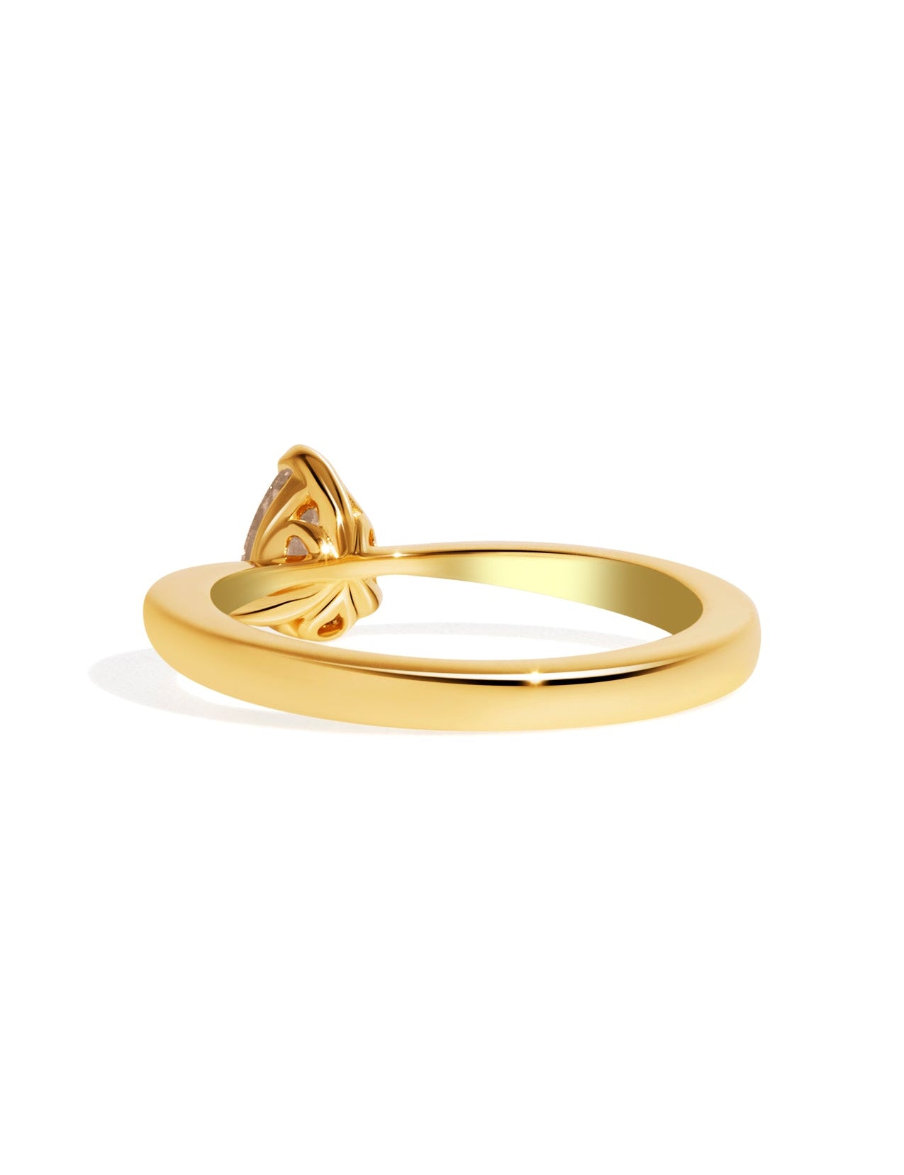 The June Ring with 0.71ct Pear Diamond - Molten Store