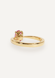 The June Ring with 0.87ct Oval Pink Sapphire - Molten Store