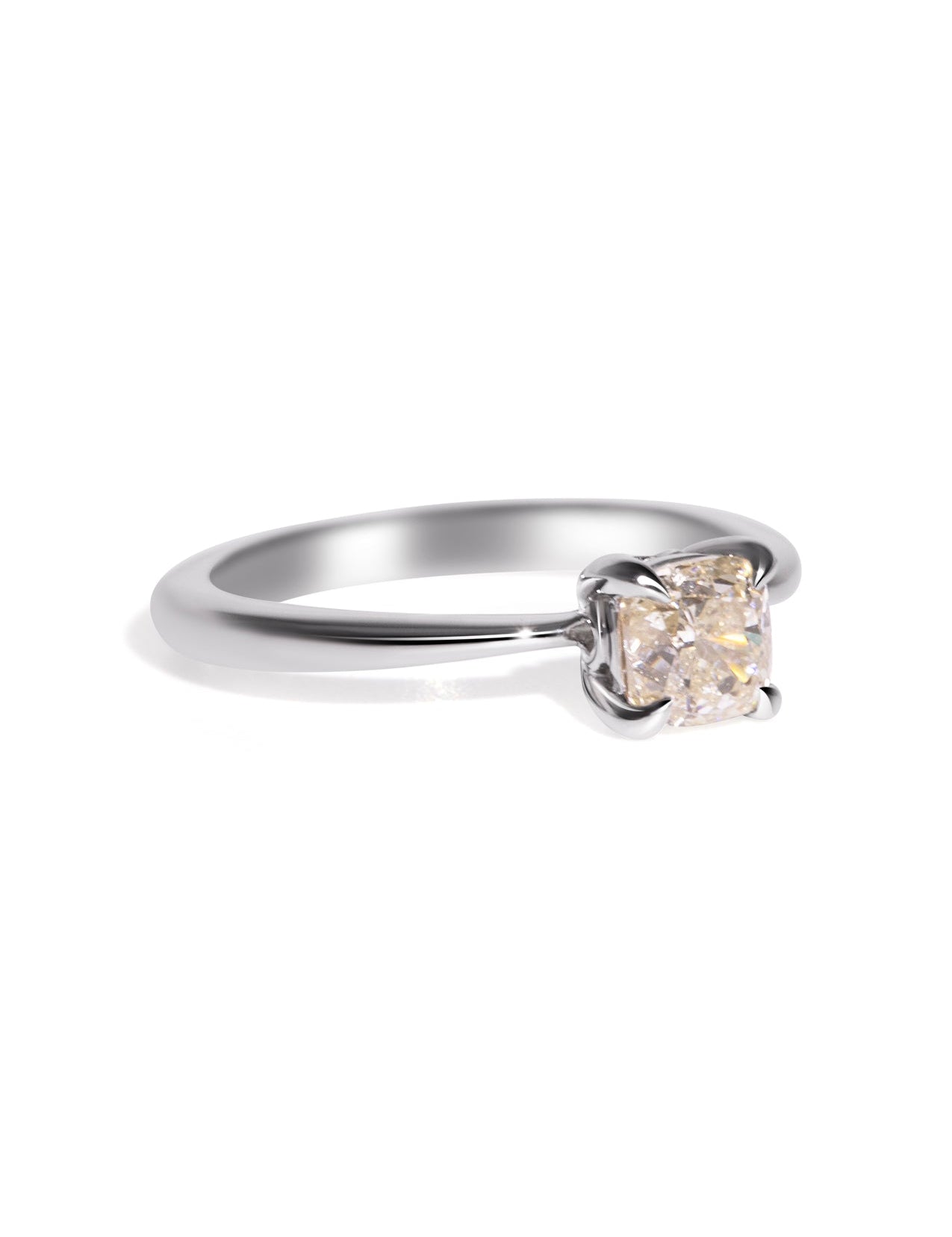 The June Ring with 1.01ct Cushion Diamond - Molten Store