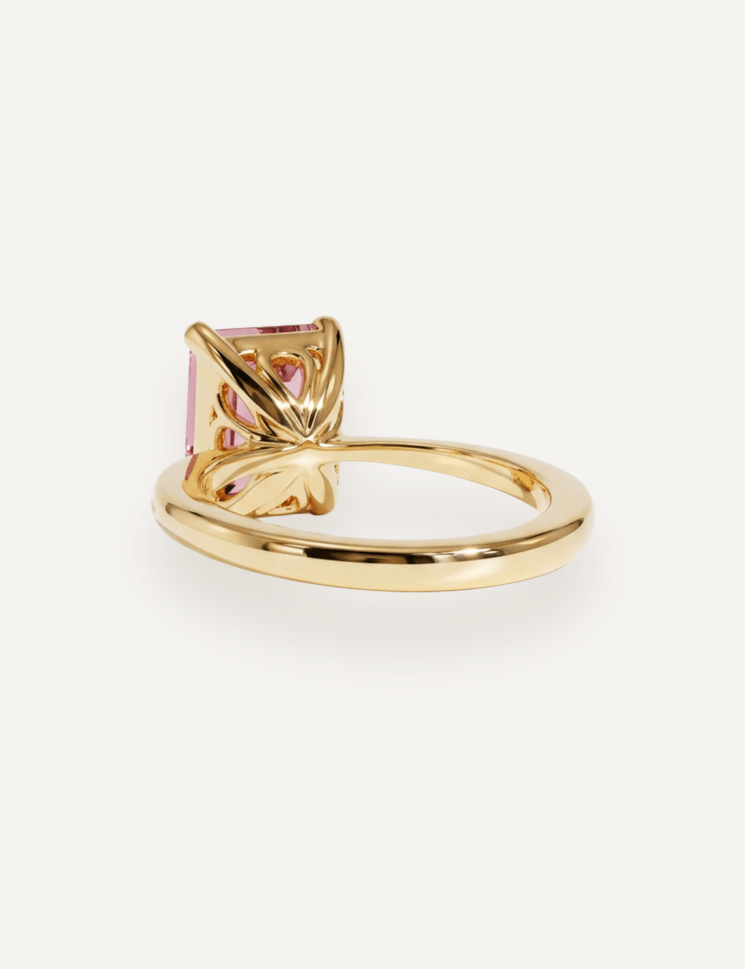 The June Ring with 1.30ct Emerald Morganite - Molten Store
