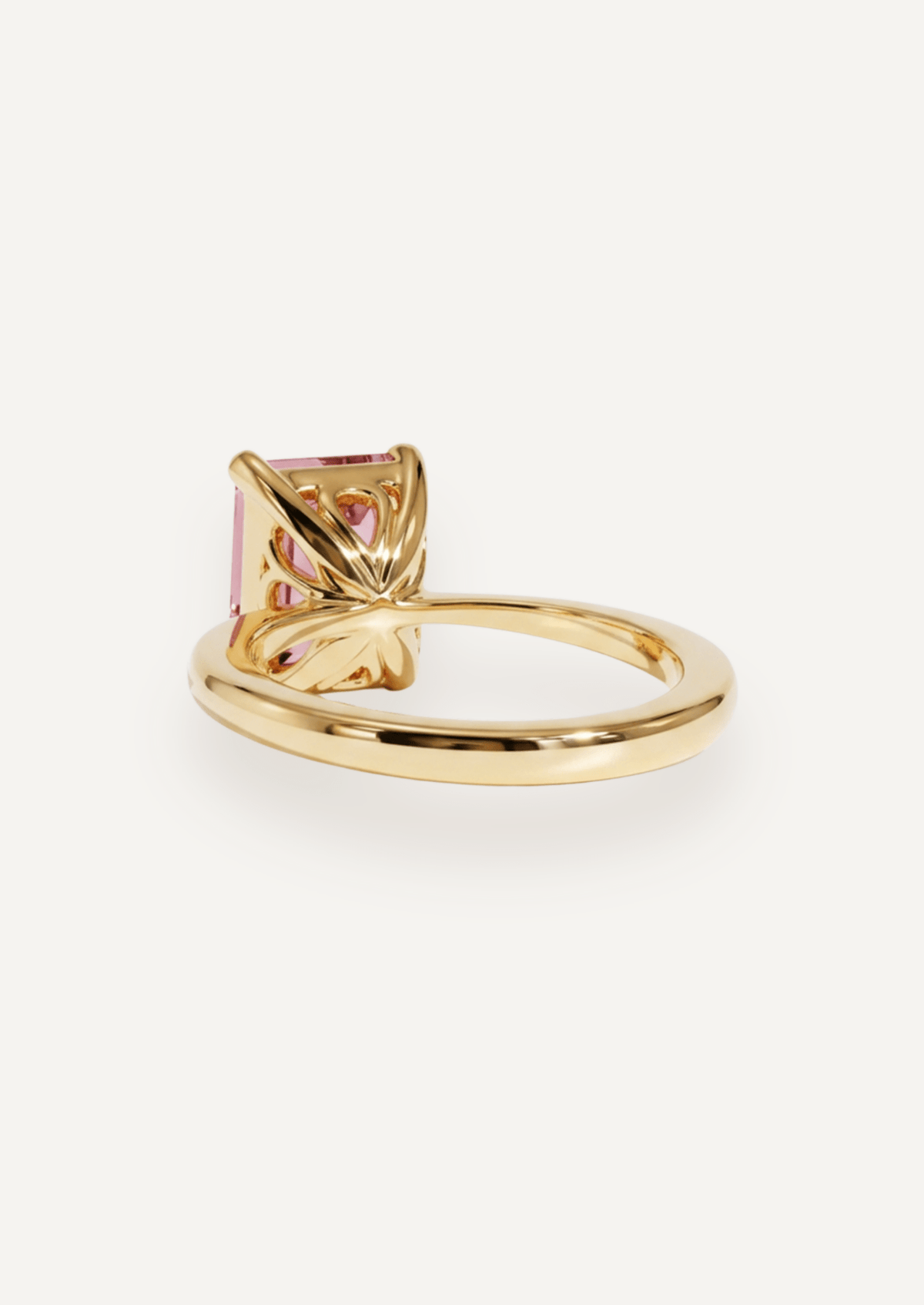 The June Ring with 1.30ct Emerald Morganite - Molten Store