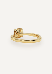 The June Ring with 1.55ct Cushion Champagne Diamond - Molten Store