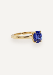 The June Ring with 1.60ct Oval Ceylon Sapphire - Molten Store