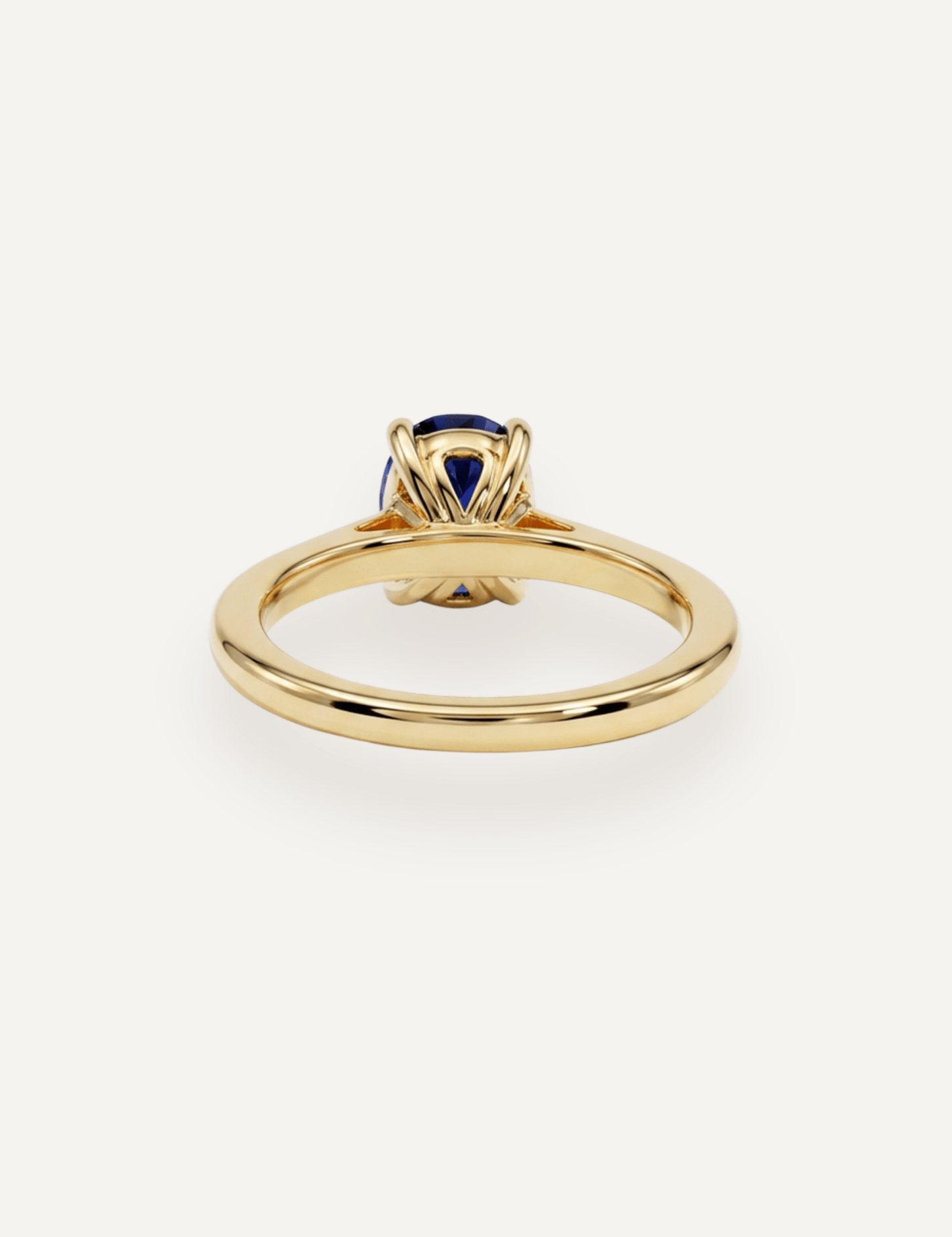 The June Ring with 1.60ct Oval Ceylon Sapphire - Molten Store