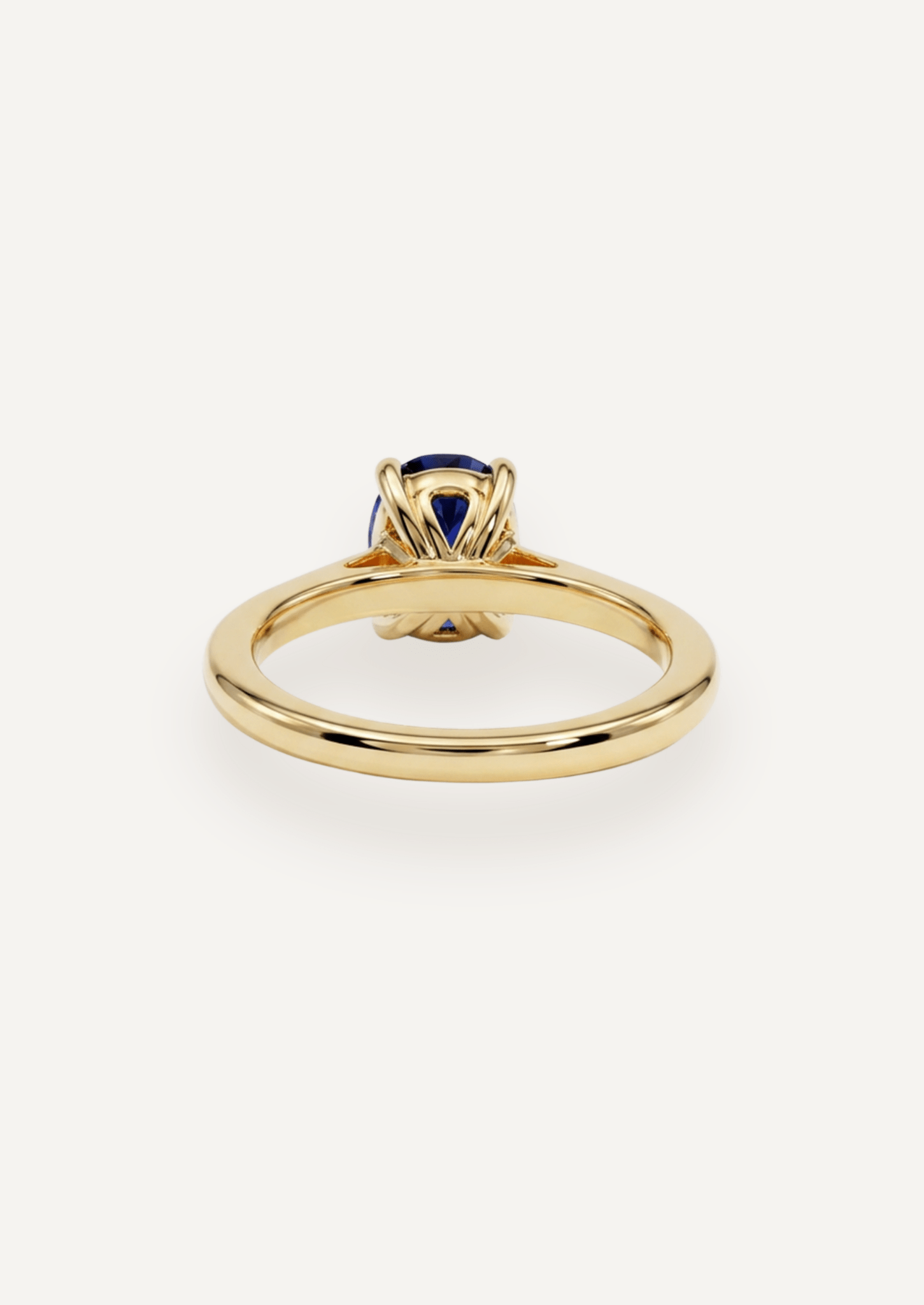 The June Ring with 1.60ct Oval Ceylon Sapphire - Molten Store