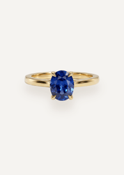 The June Ring with 1.60ct Oval Ceylon Sapphire - Molten Store