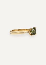 The June Ring with 1.92ct Oval Green Sapphire - Molten Store