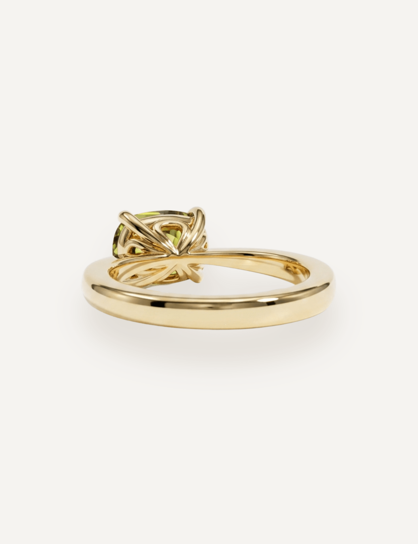 The June Ring with 1.92ct Oval Green Sapphire - Molten Store