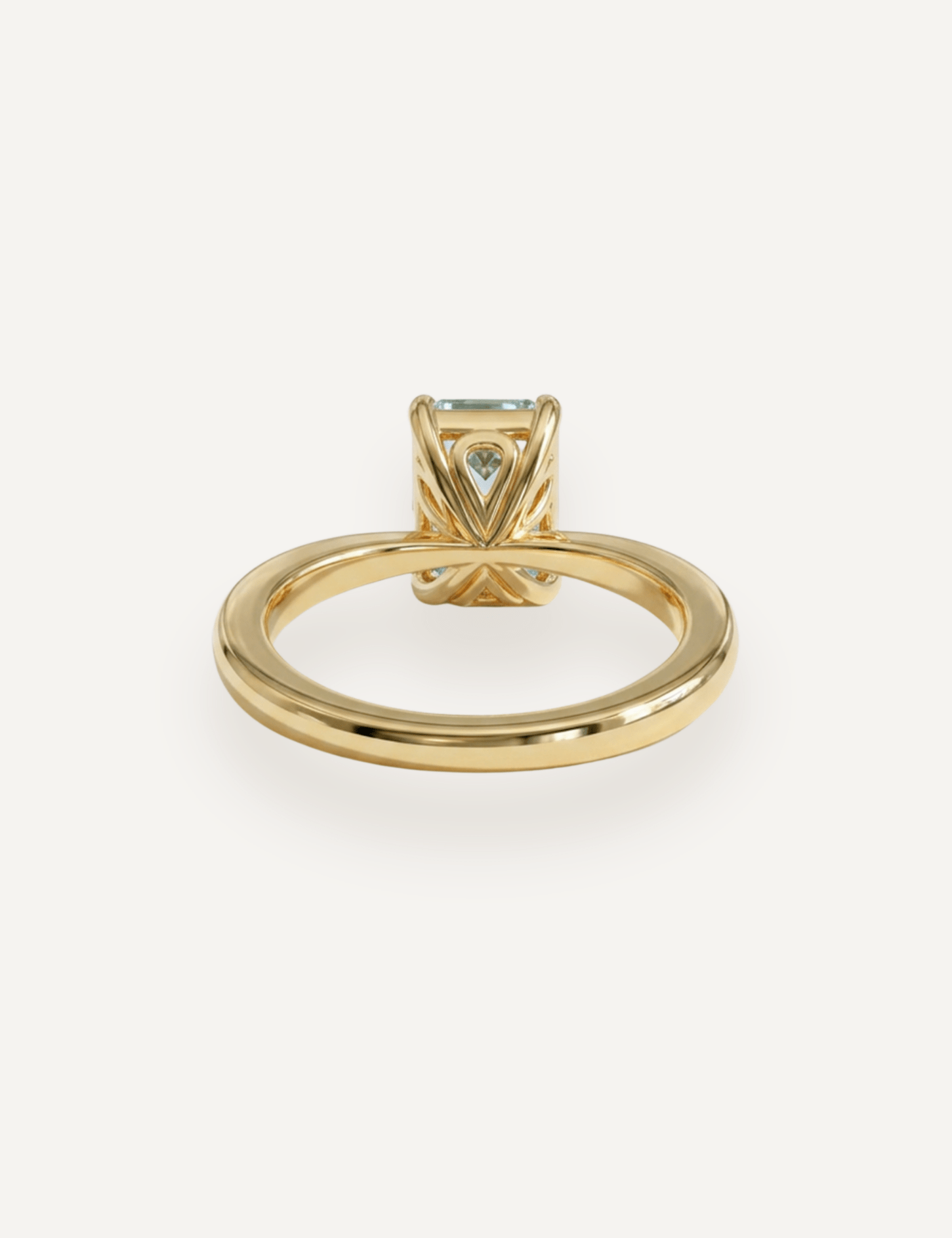 The June Ring with 1.96ct Emerald Aquamarine - Molten Store