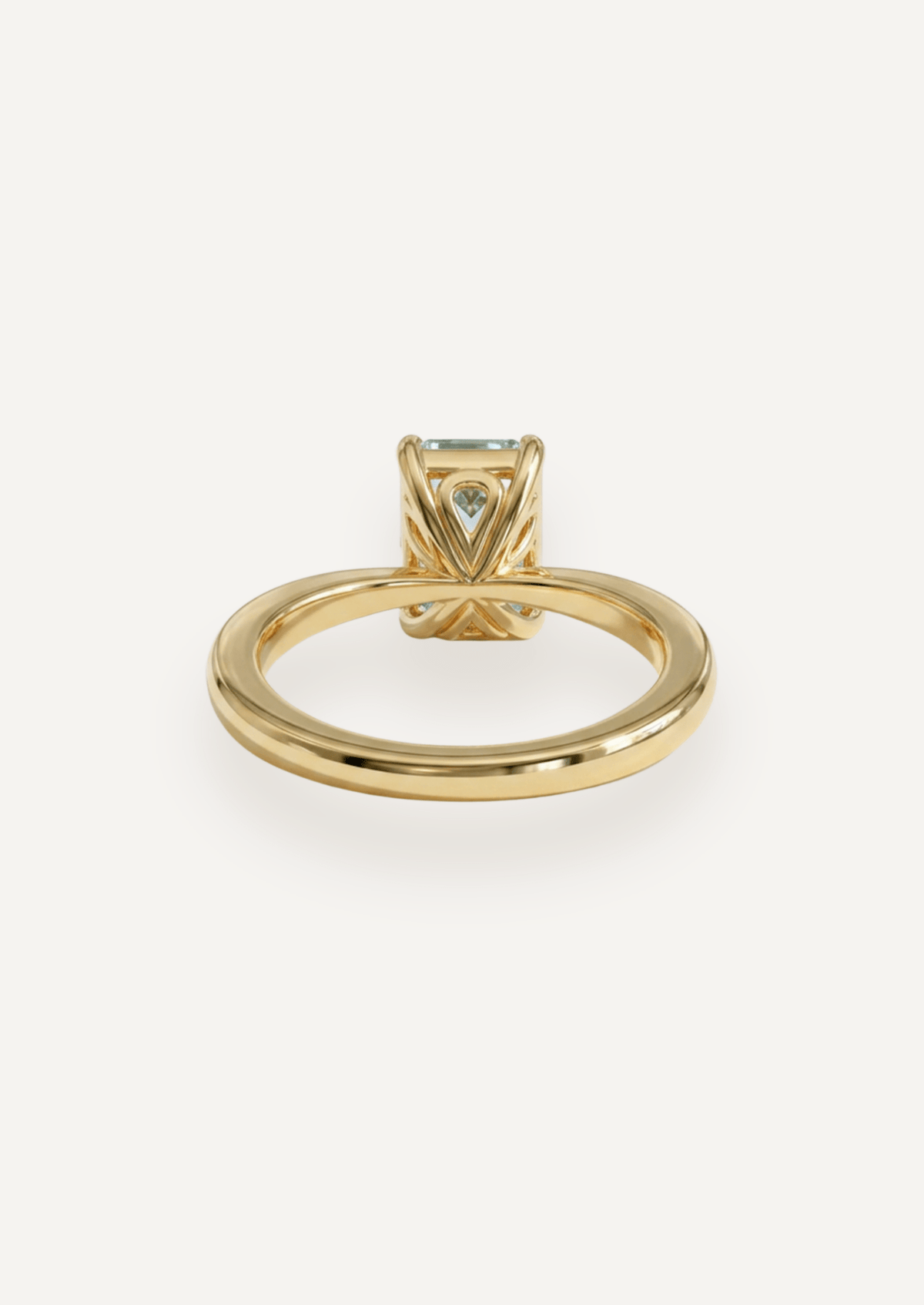 The June Ring with 1.96ct Emerald Aquamarine - Molten Store