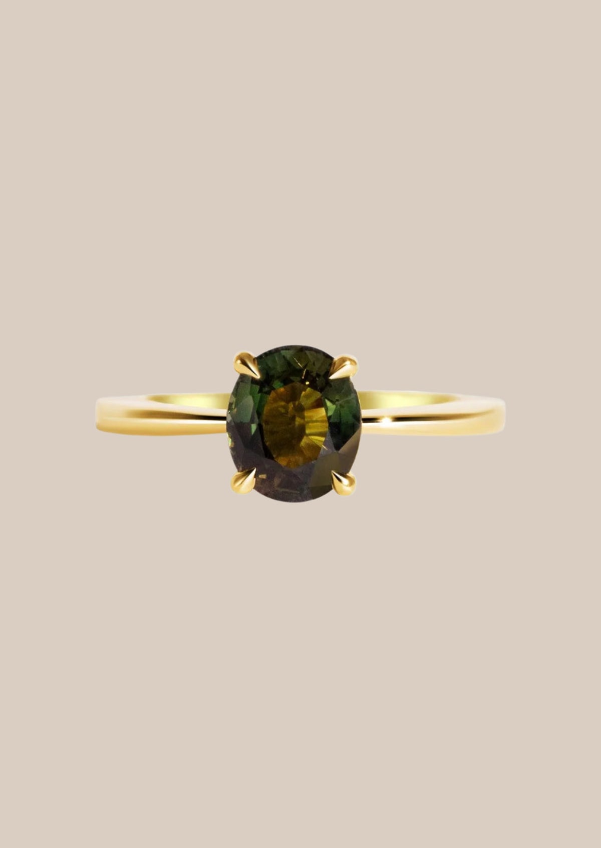 The June Ring with 2.1ct Oval Sapphire - Molten Store