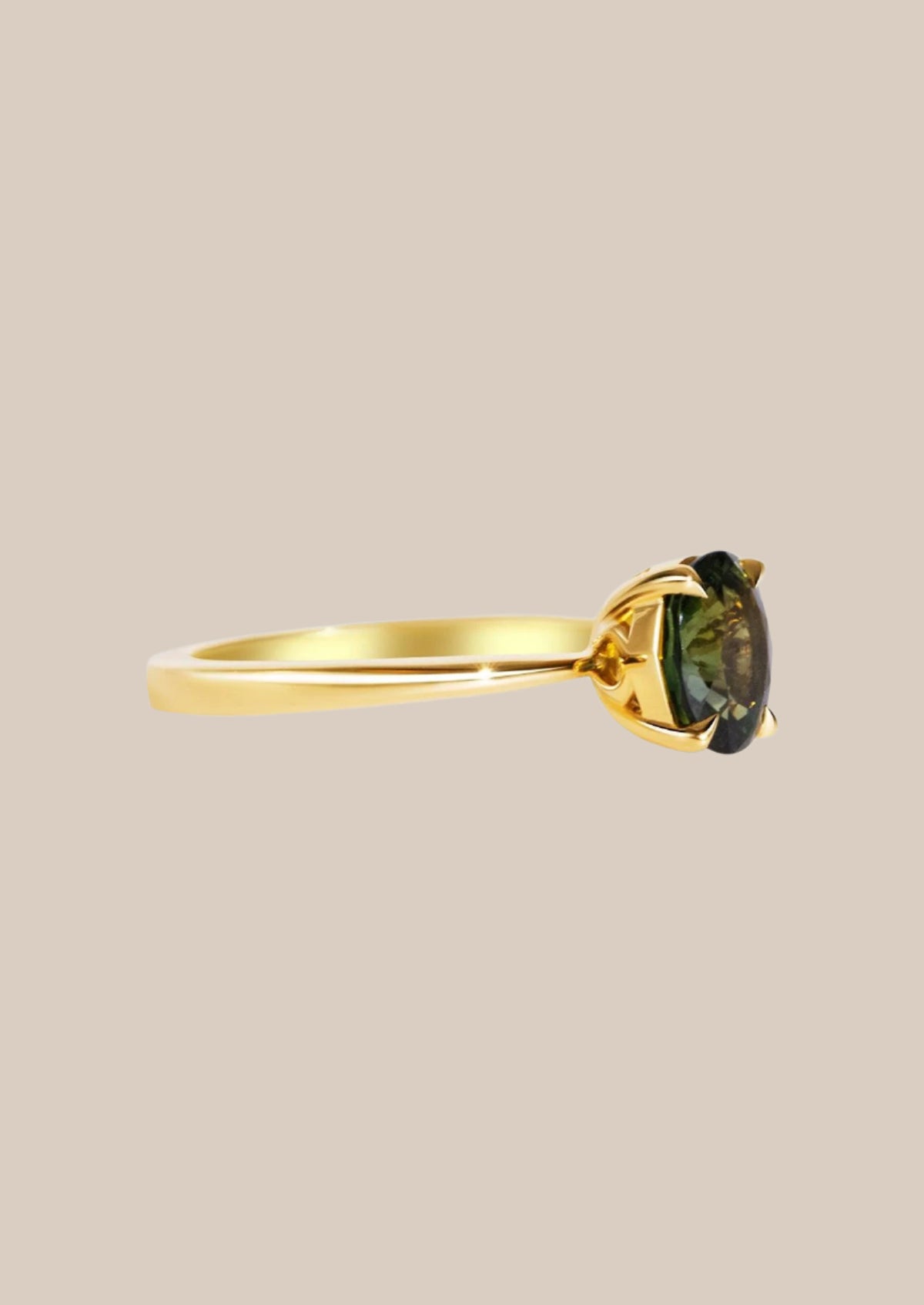 The June Ring with 2.1ct Oval Sapphire - Molten Store