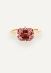 The June Ring with 2.94ct Emerald Cut Tourmaline - Molten Store