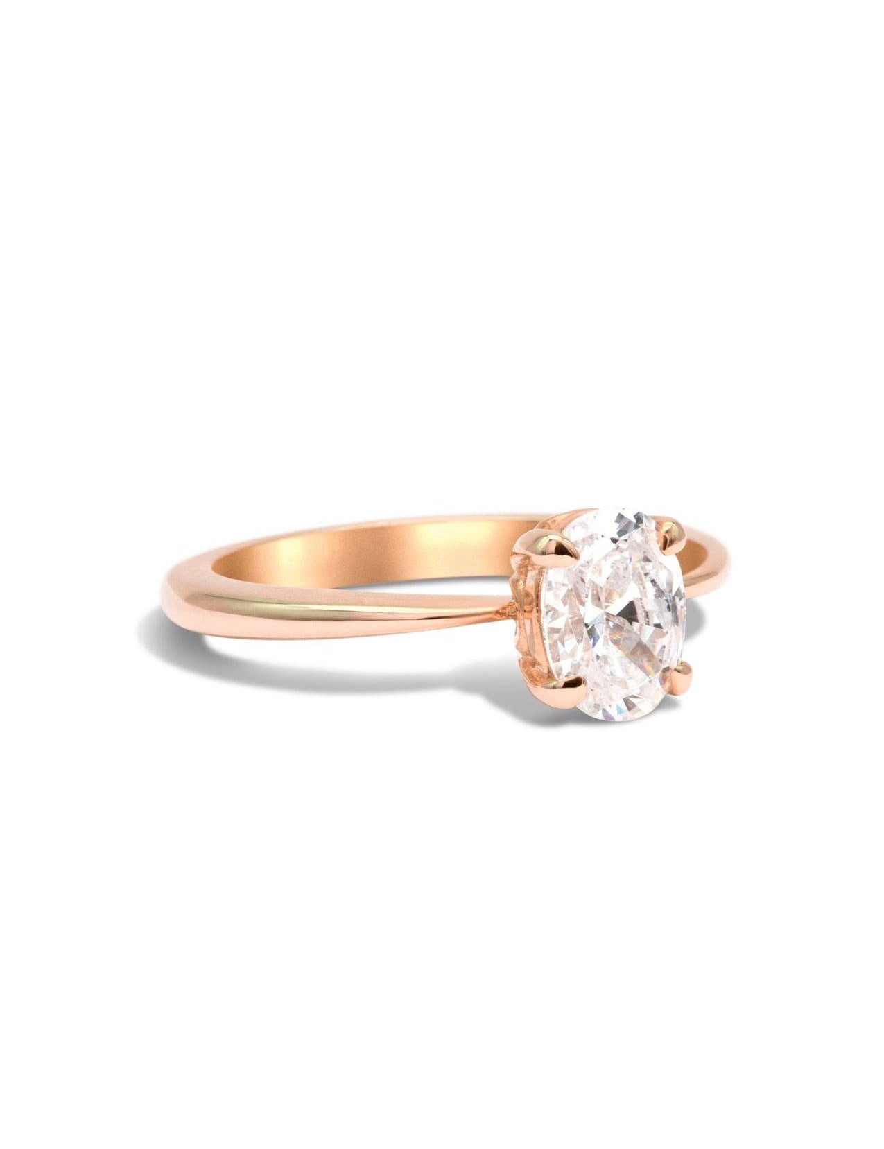 The June Rose Gold Ring Setting - Molten Store