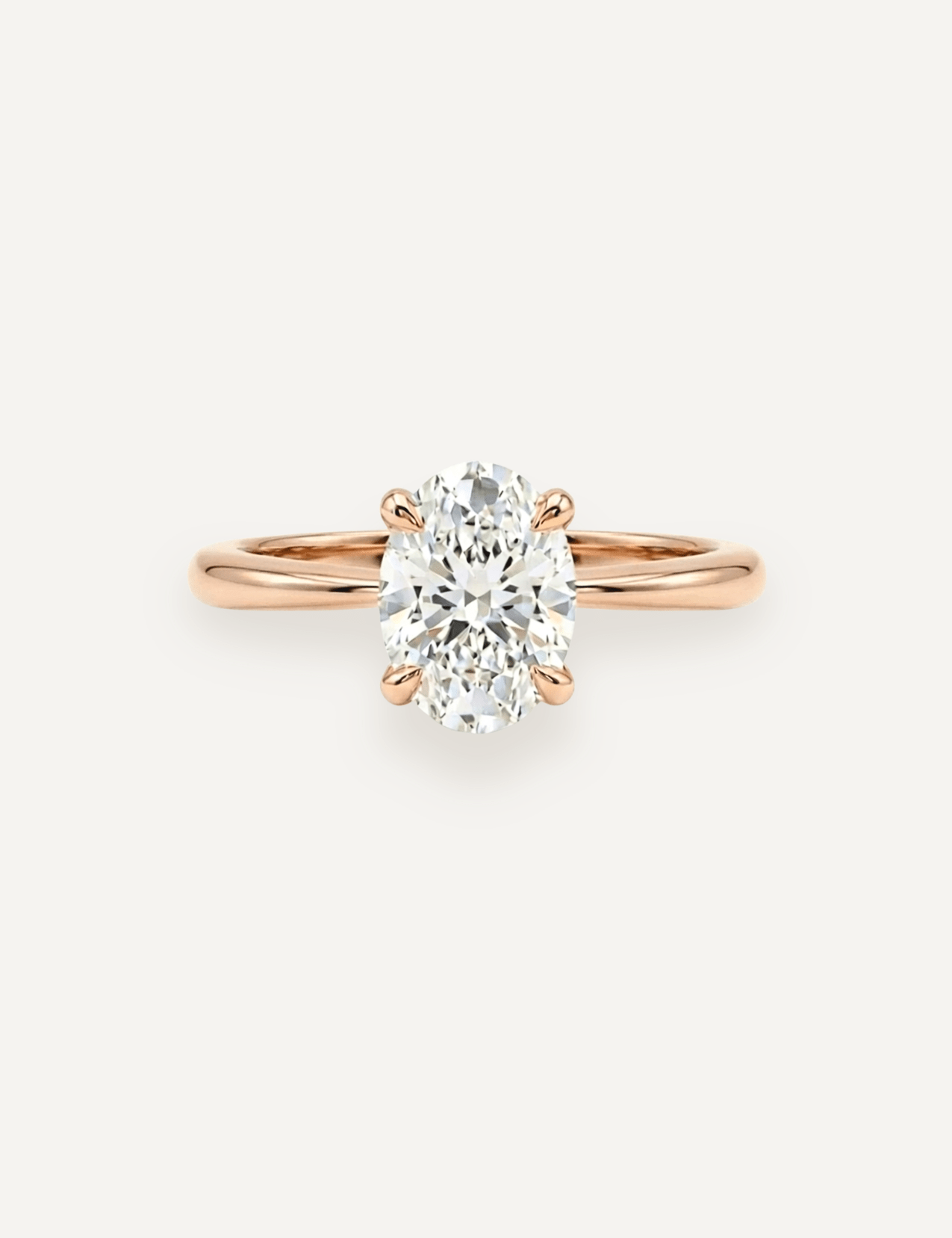 The June Solitaire Ring - Molten Store