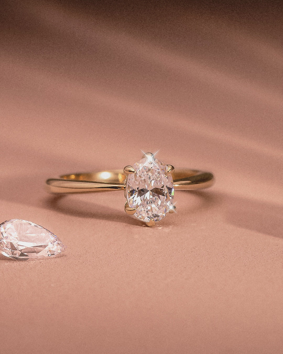 The June Solitaire Ring - Molten Store