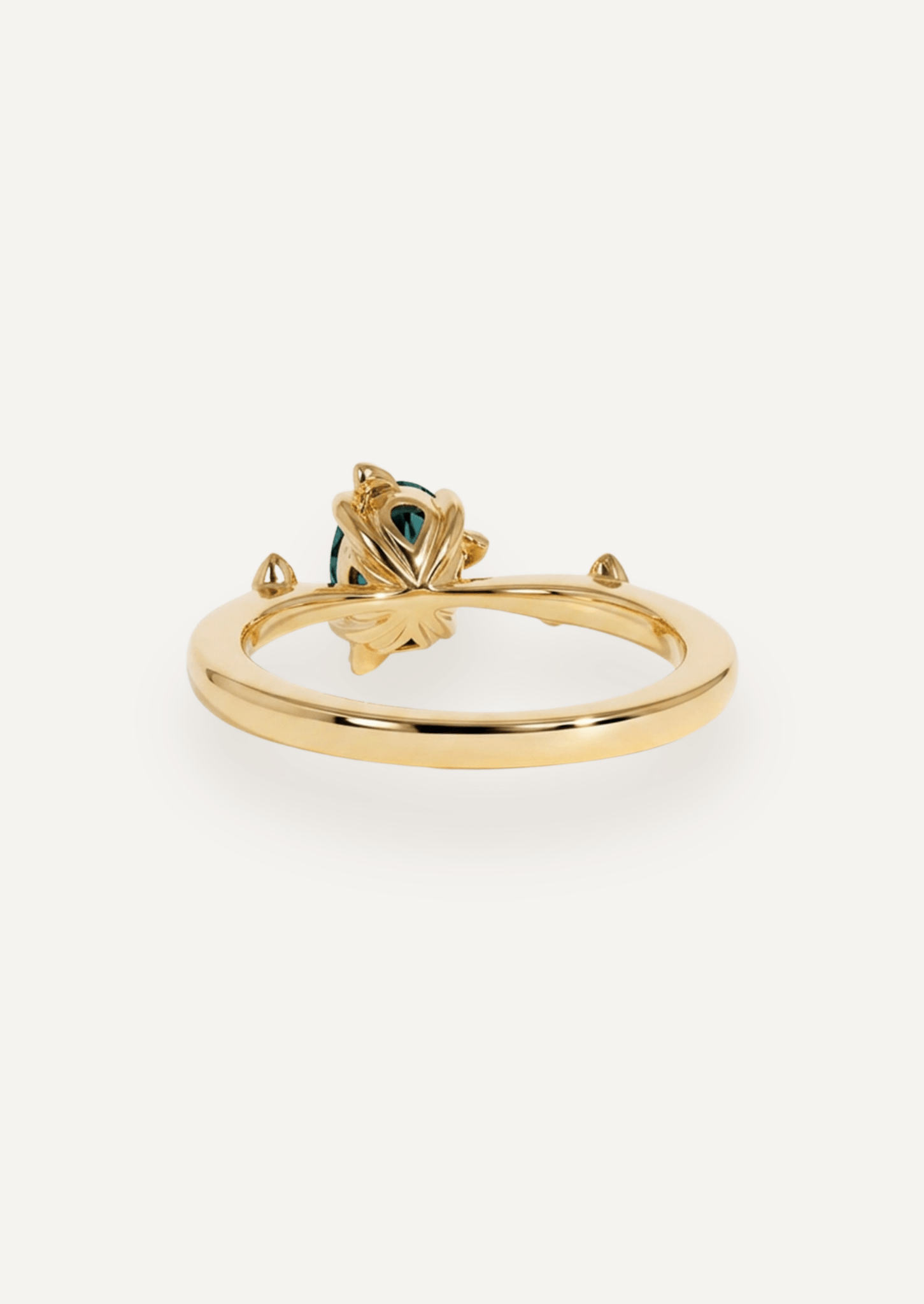 The Juniper Ring with 1.05ct Oval Parti Sapphire - Molten Store