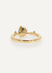 The Juniper Ring with 1.05ct Oval Parti Sapphire - Molten Store
