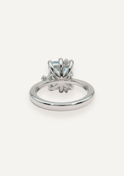The Juniper Ring with 2.5ct Emerald Aquamarine - Molten Store
