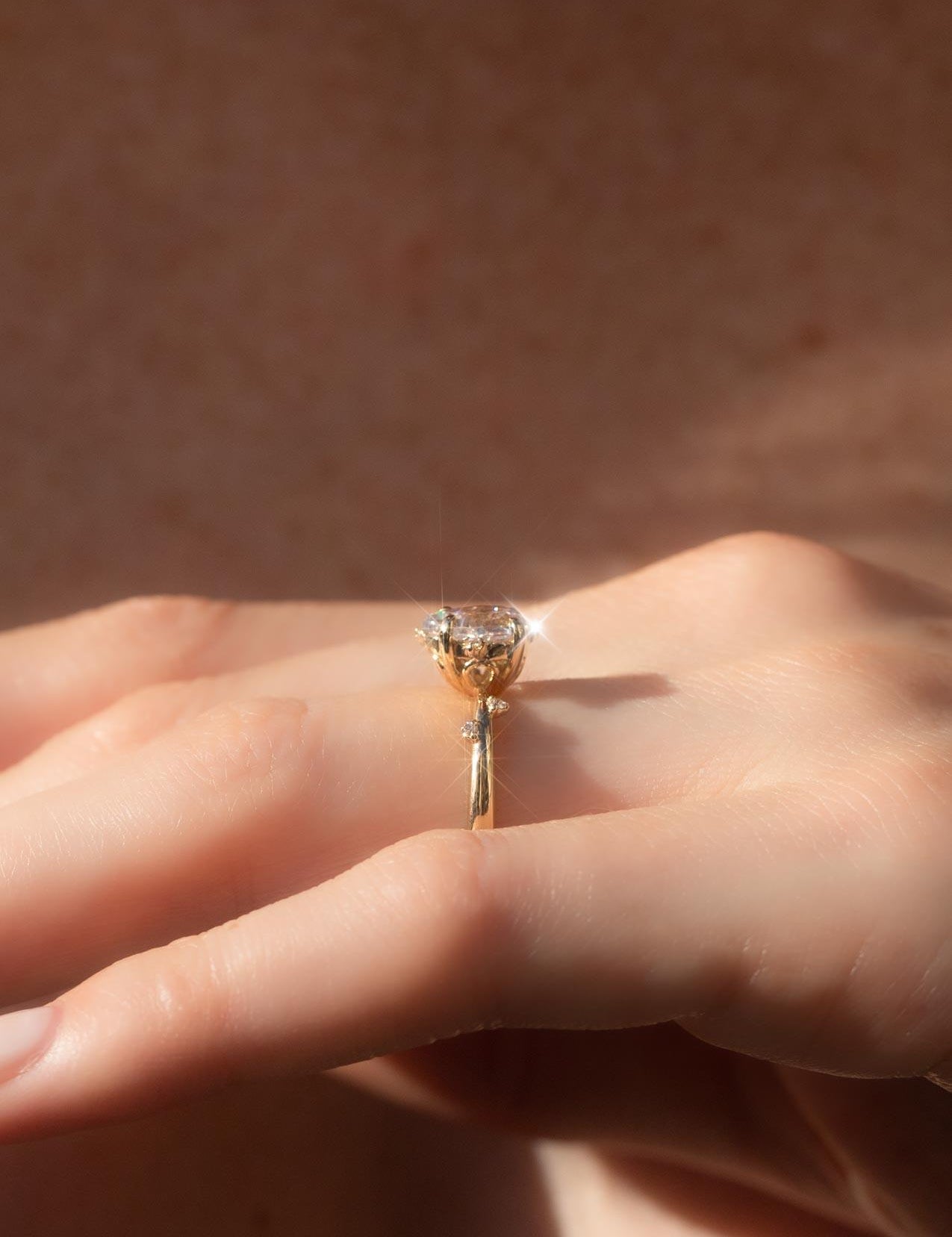 The Juniper Rose Gold Ring Setting - Molten Store