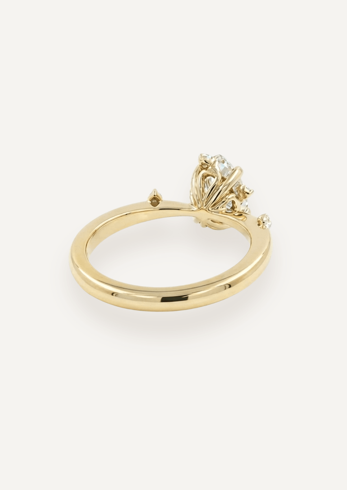 The Juniper Solitaire Ring - Molten Store