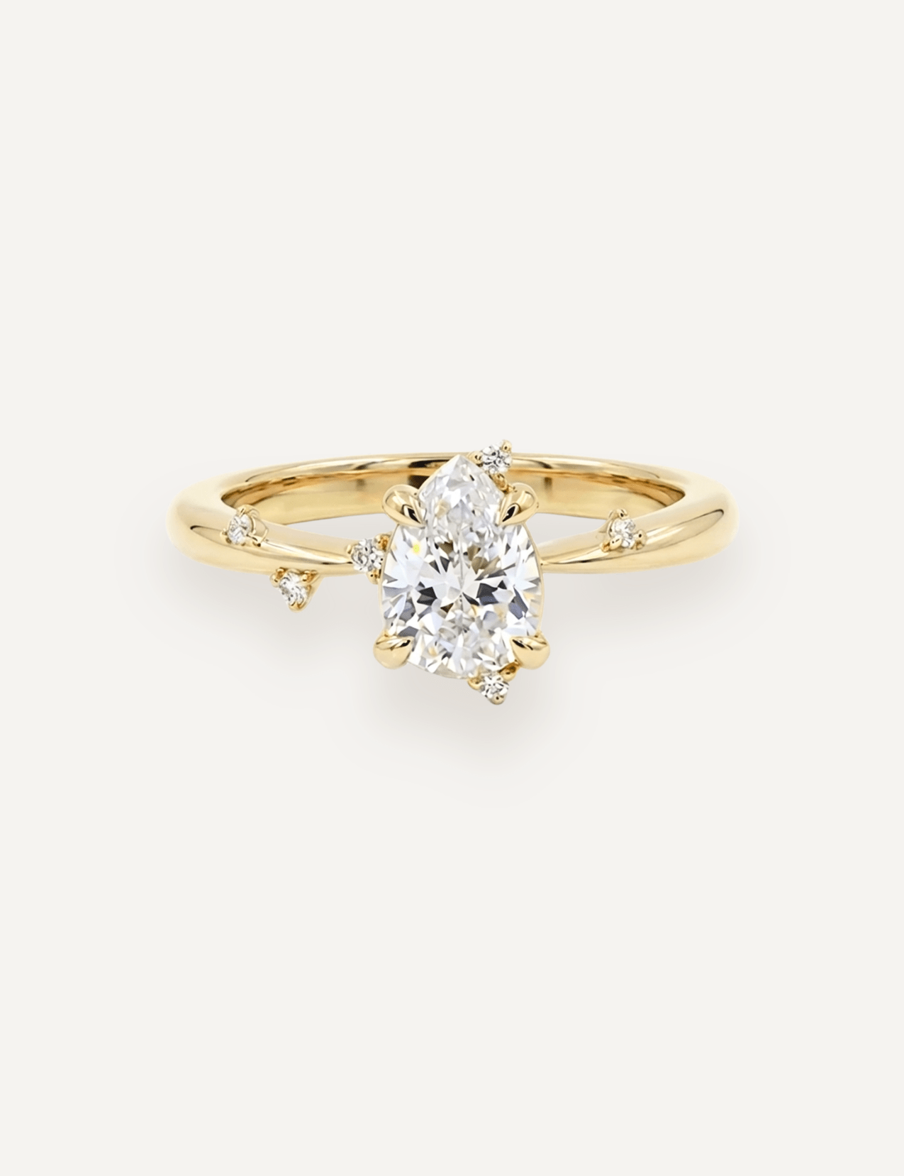 The Juniper Solitaire Ring - Molten Store