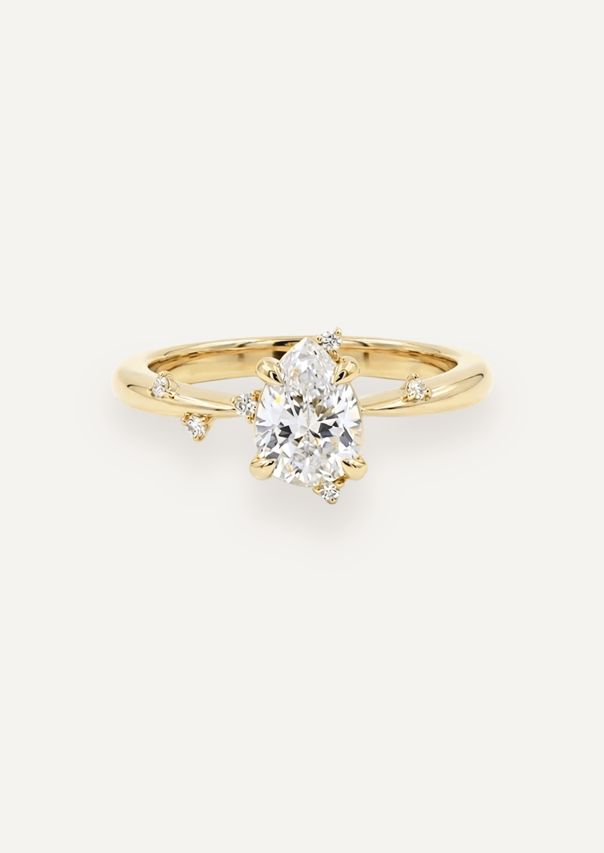 The Juniper Solitaire Ring - Molten Store