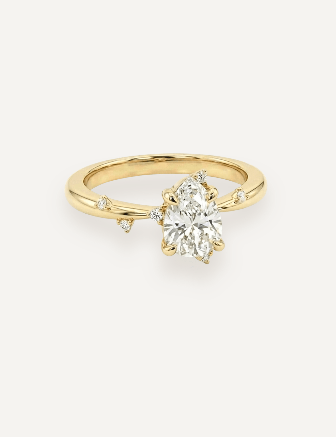 The Juniper Solitaire Ring - Molten Store