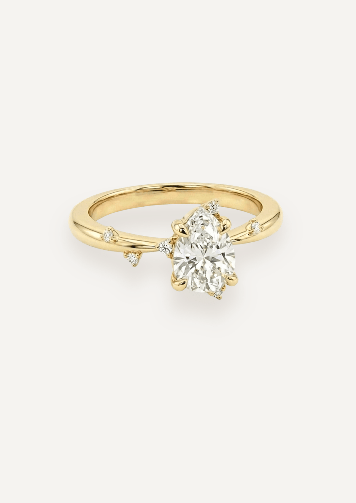 The Juniper Solitaire Ring - Molten Store