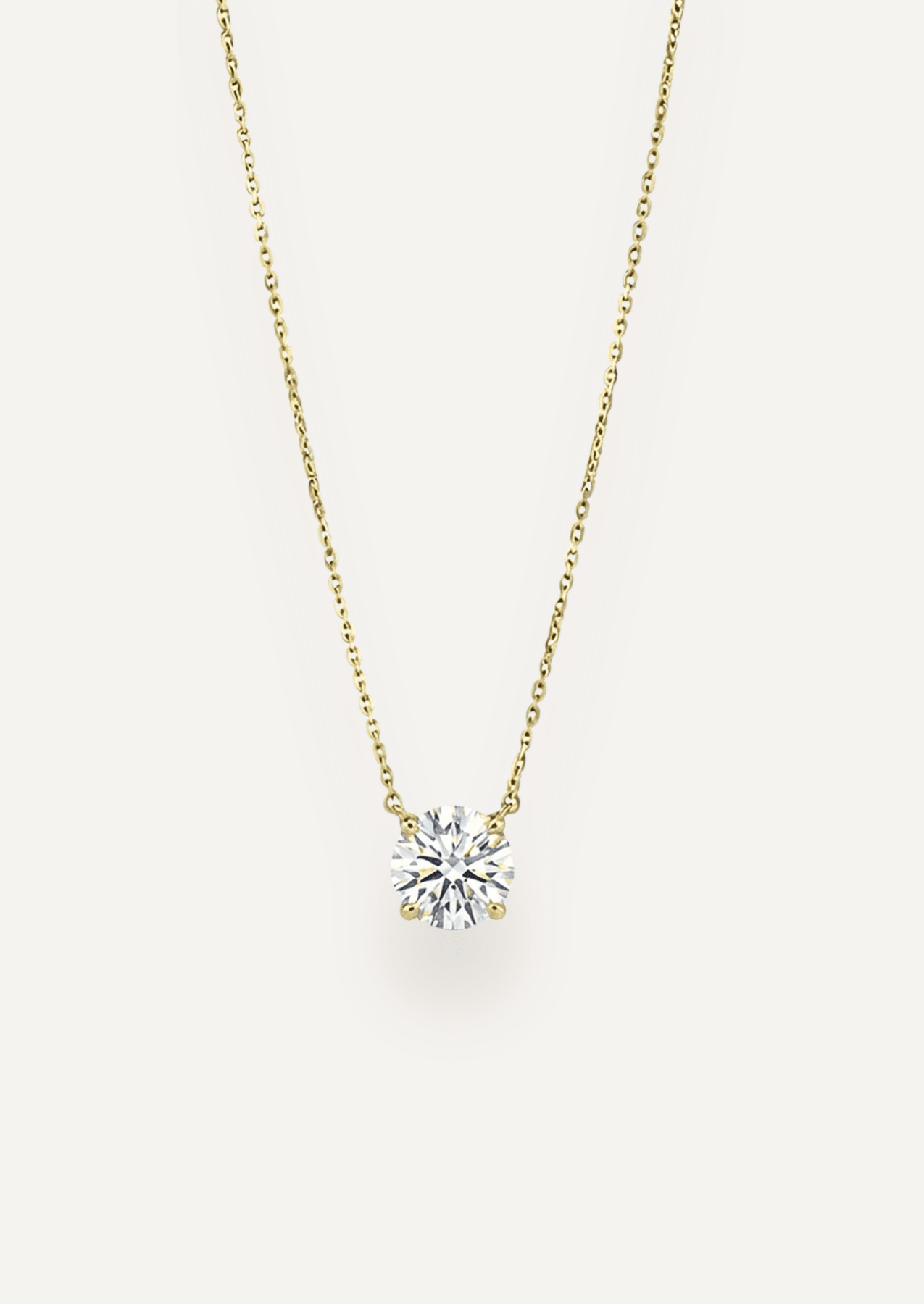 The Kahlo Yellow Gold Diamond Necklace - Molten Store