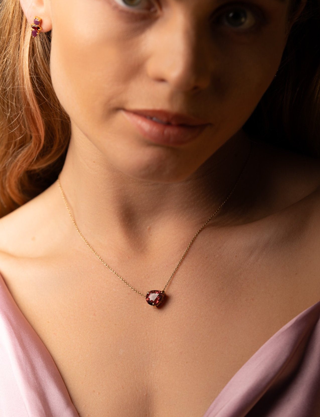 The Lena Necklace with 5.33ct Tourmaline - Molten Store