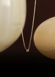 The Lennon 9ct Gold Peridot Pendant Necklace - Molten Store