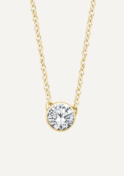 The Linden 9ct Gold Diamond Pendant Necklace - Molten Store