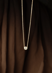 The Linden 9ct Gold Diamond Pendant Necklace - Molten Store