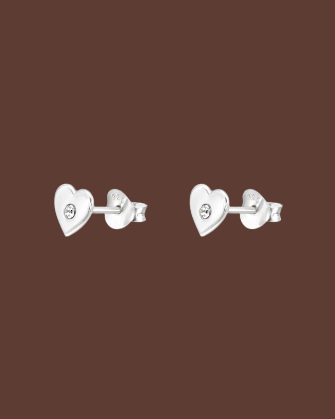 The Lovers Sterling Silver Stud Earrings - Molten Store