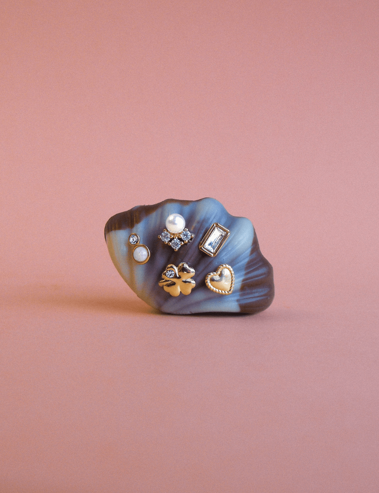 The Lucky Clover Sterling Silver Stud Earrings - Molten Store