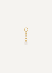 The Lumen Gold Vermeil Pearl Earring Charm - Molten Store